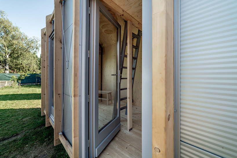hello wood's kabinka is a modern, small-batch, assemble-yourself cabin
