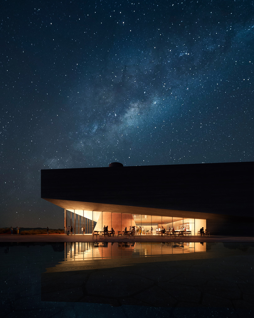 the library at nighttime