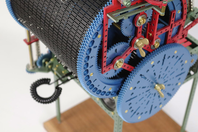 love hultén's marble machine XS makes music as mini marbles systematically drop
