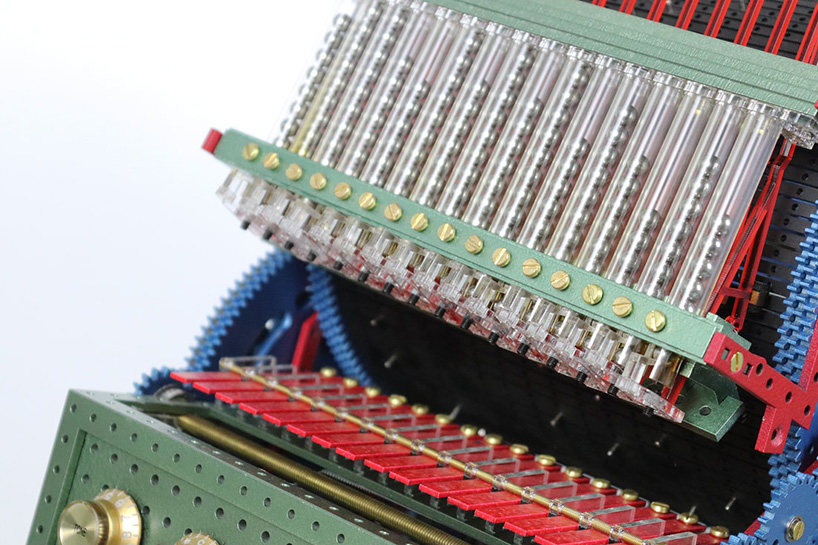 love hultén's marble machine XS makes music as mini marbles systematically drop