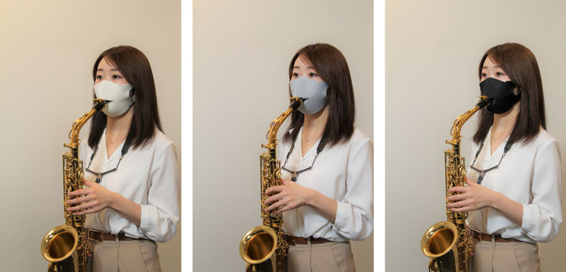 play an instrument and protect against COVID-19 with this shimamura face mask designboom