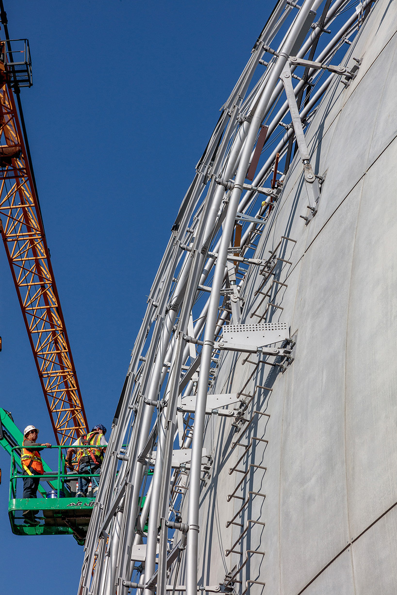 saflex structural laminated glass dome crowns renzo piano's academy museum of motion pictures - 6