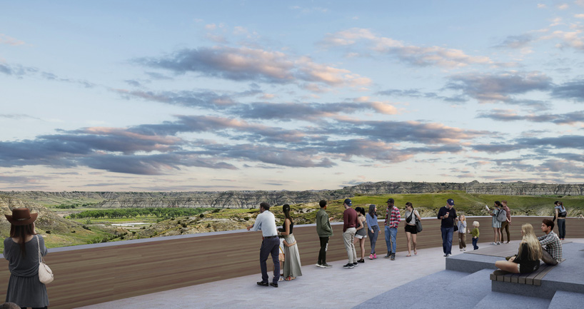 the project offers views of the surrounding landscape