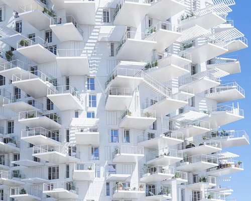 sou fujimoto's 'arbre blanc' tower in montpellier photographed by iwan baan