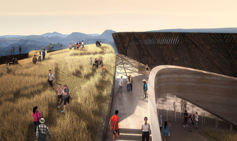 the spaces between the volumes bring light and air into the interior