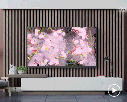 teamLab's interactive at-home artwork brings ever-blooming flowers to your TV screen