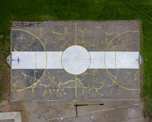 victor solomon celebrates healing through basketball in south LA with his kintsugi court