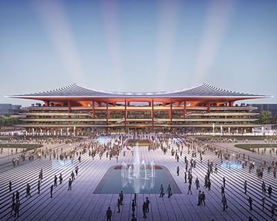 zaha hadid architects to design xi’an international football centre, china