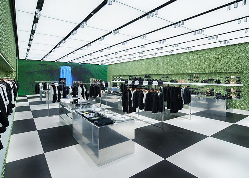 To tell the truth hardware Dwell prada's boutique store in tokyo has backlit 'sponge' walls designed by OMA