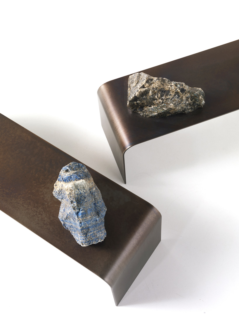 CTRLZAK composes 'agment' functional sculptures using minerals and iron for JCP universe