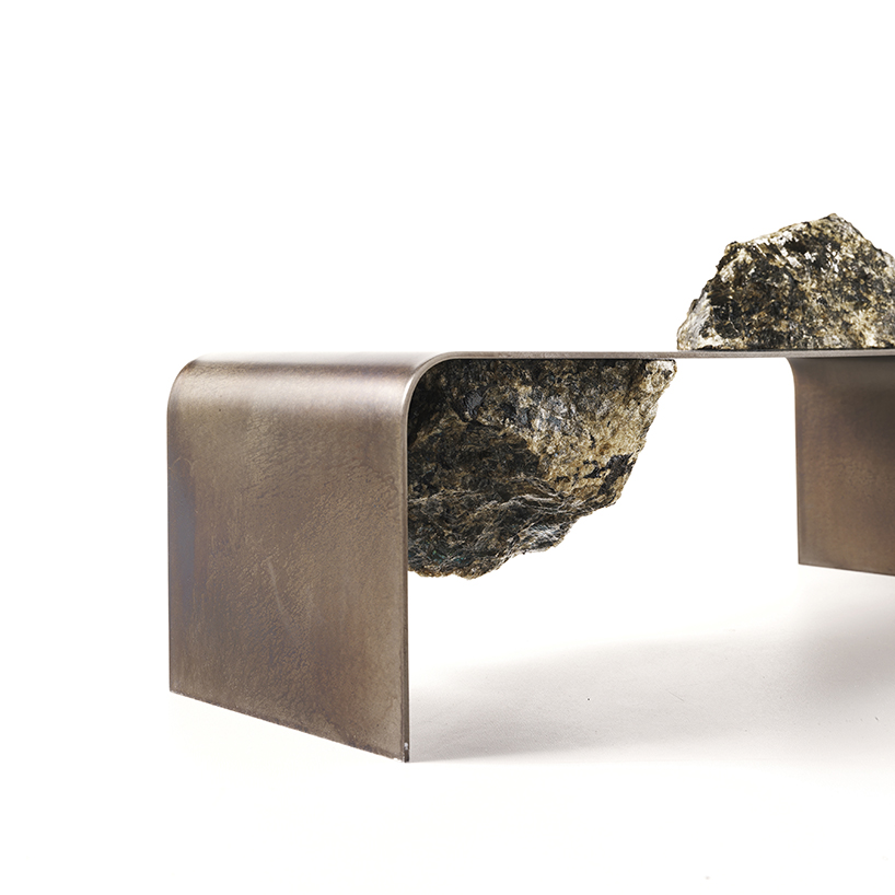 CTRLZAK composes 'agment' functional sculptures using minerals and iron for JCP universe
