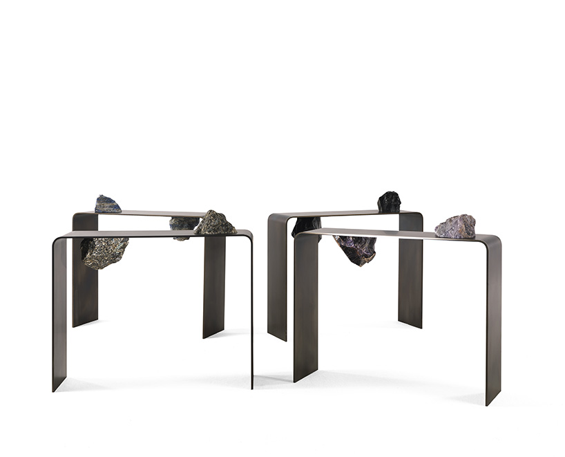 CTRLZAK composes 'agment' functional sculptures using minerals and iron for JCP universe