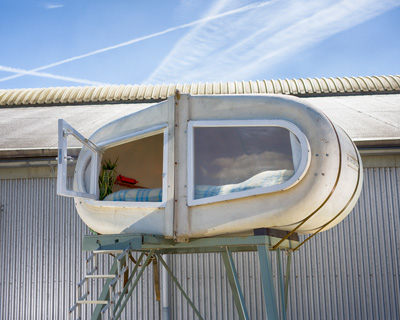rotterdam's culture campsite lets you sleep in quirky cabins made of upcycled materials