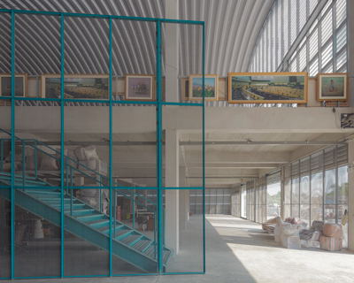 all(zone) encloses duriflex warehouse in bangkok with immense industrial vaults