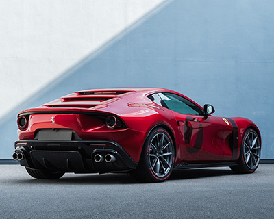 one-off ferrari omologata grand tourer inspired by modern architecture