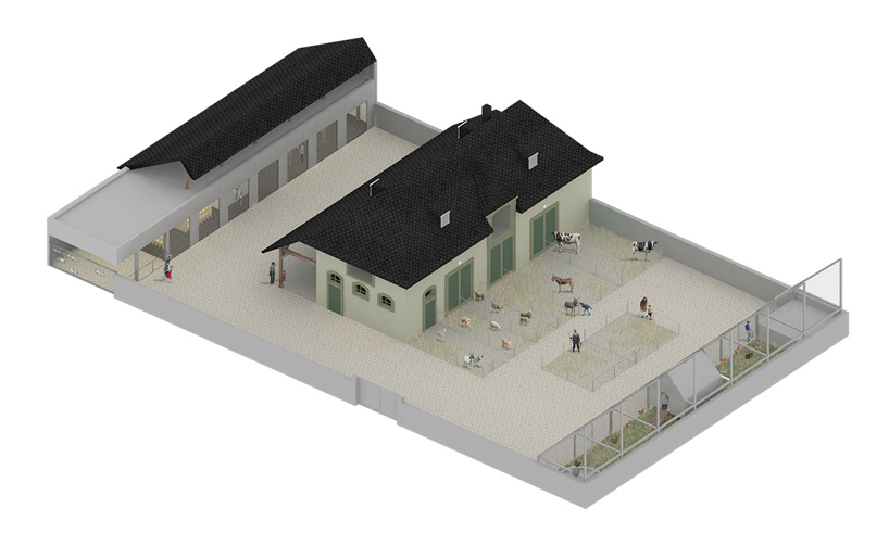 FREAKS refurbs strasbourg zoo's pedagogical farm in north-west france designboom