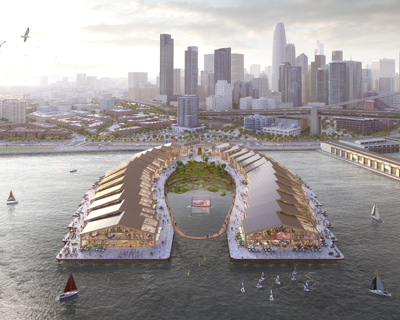 heatherwick studio proposes 'the cove' for san francisco's waterfront