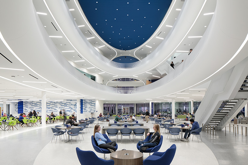 university building in florida by ikon.5 architects conveys movement, flight + aerodynamics - 7