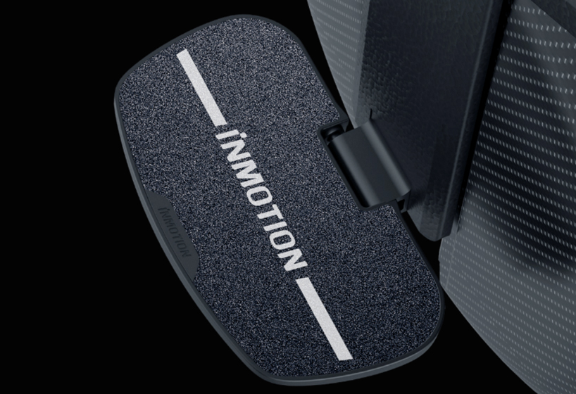 inmotion V11 is the first electric unicycle with built-in adjustable suspension designboom