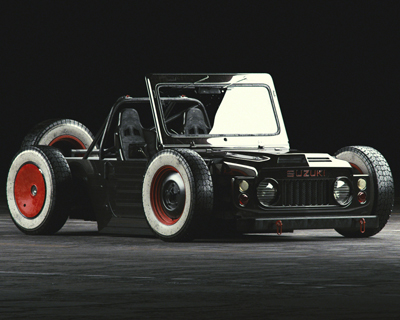 les83machines trades off-road function for rat rod coolness with its suzuki jimny 1977