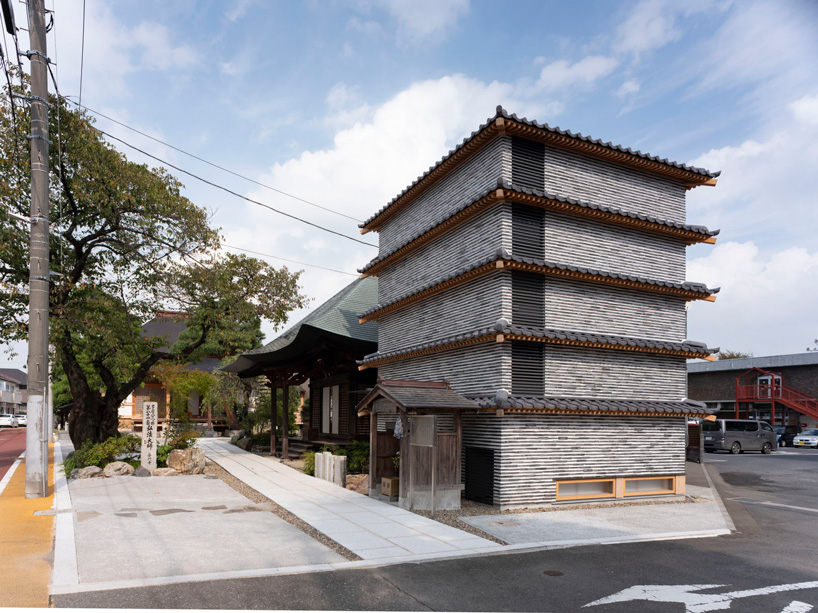 new ossuary in love architecture's cemetery in japan