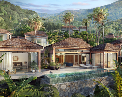 michaelis boyd proposes luxury senior living among sloping thailand jungle