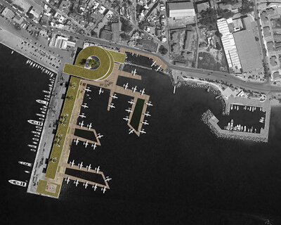 pieris architects merges sustainability and culture into sea airport design in greece
