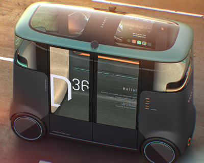 priestmangoode reimagines mass transit with electric self-driving vehicle for dromos