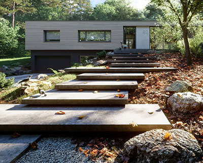 reitsema & partners transform 50-year-old villa into contemporary sustainable house