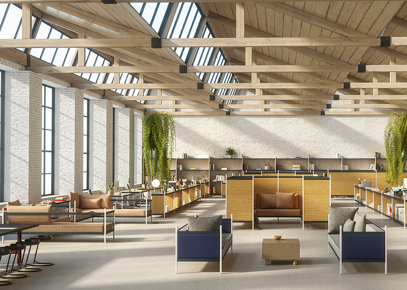 bouroullec brothers expand GRID, a collection that responds to the rise of live-work spaces