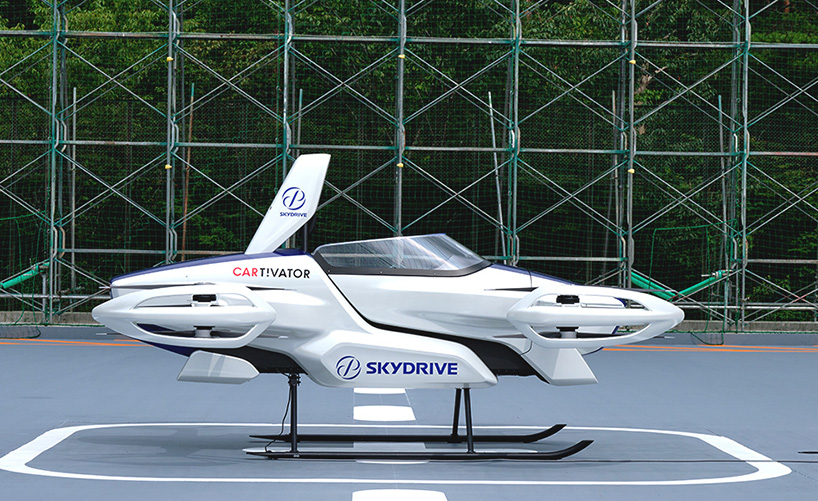 watch SkyDrive's piloted flying car take to the skies