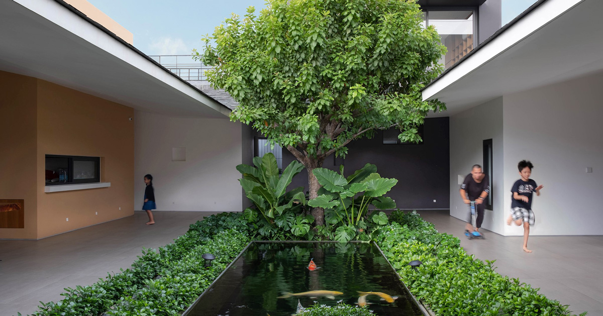 Taa Design Develops House In Vietnam, Center Courtyard House Plans