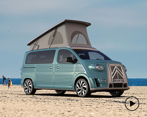 the new type HG van is a homage to the never realized citroën type G prototype