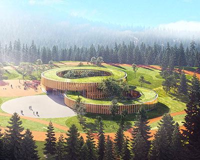 valentino gareri introduces modular treehouse school adapted to the post-COVID world