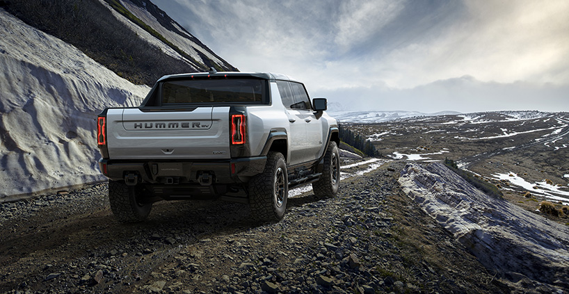 the 2022 GMC HUMMER EV is an all-electric supertruck with zero emissions