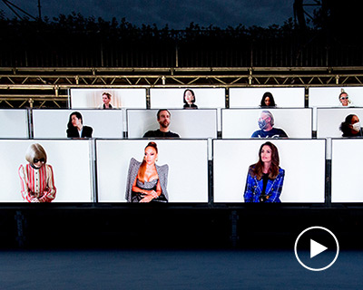 the future fashion show? LG x balmain reimagine the front row experience with digital guests