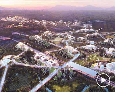MVRDV's tech taskforce takes a parametric approach for chengdu sky valley proposal