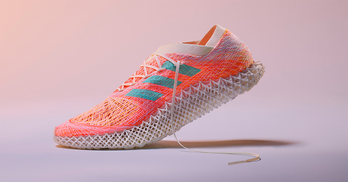 adidas futurecraft strung shoe robotically woven to fit athlete data code
