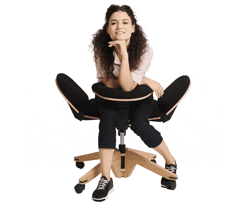 beyou is a transforming chair with over 10 different ways to sit