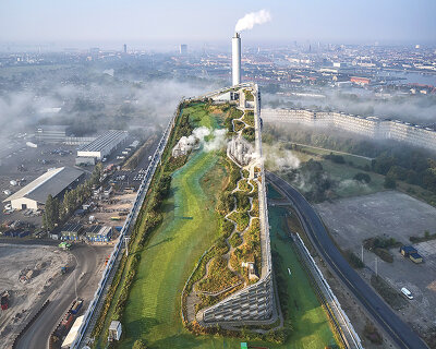 bjarke ingels group's copenhill energy plant photographed by hufton + crow