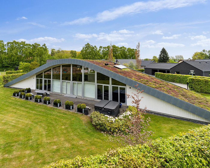 bjarke ingels-designed house from 2008 goes on sale in glamsbjerg, denmark
