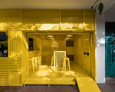de huevos is an egg-inspired fast food concept in mexico city, designed by cadena