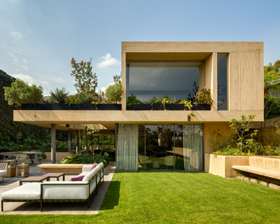 estudio MMX shapes CBC house in mexico city as a continuous garden