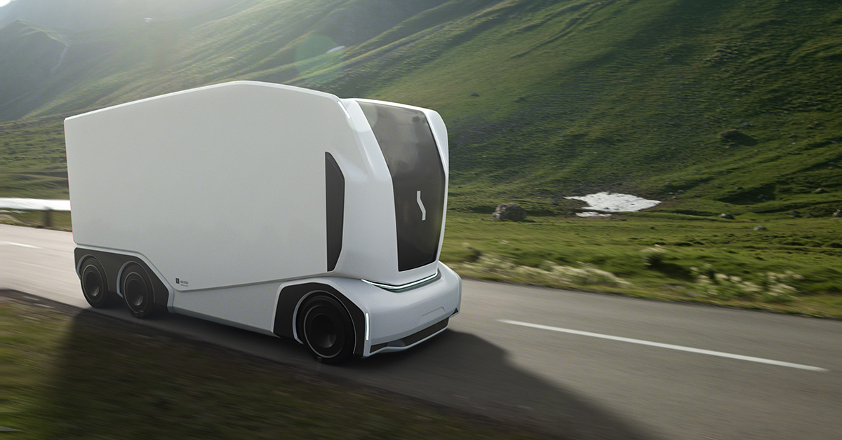 einride unveils cabinless, electric, selfdriving pods and makes them