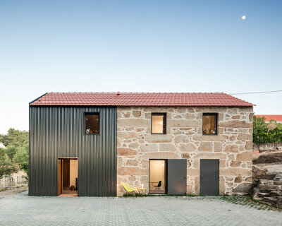 filipe pina + maria inês costa extend an old stone farmhouse in portugal