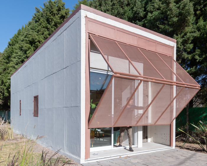 grandio's compact dwelling 'hüga' reimagines domestic space