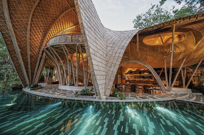 inspiral architects combines bamboo + rammed earth for ulaman eco retreat in bali - 1