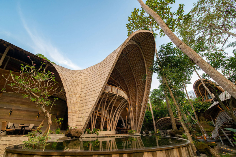inspiral architects combine bamboo + rammed earth for ulaman eco retreat in bali