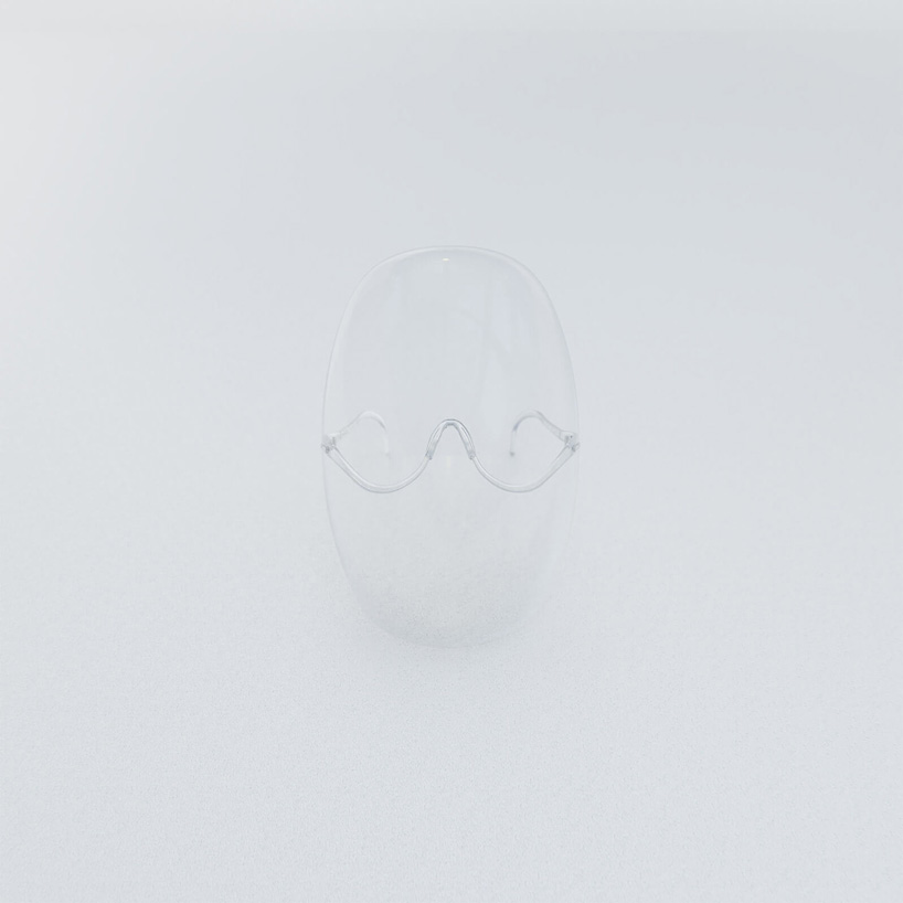 joe doucet face shield clear version