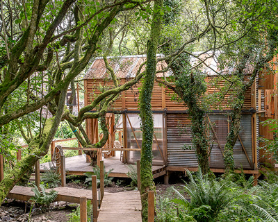 KUDHVA expands off-grid glamp-site with the 'danish cabin' by new british design